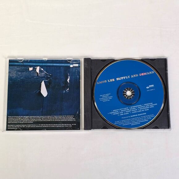 Amos Lee Supply and Demand Folk Rock CD - Picture 2 of 4